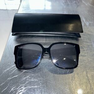 Saint Laurent Glossy Black Sunglasses